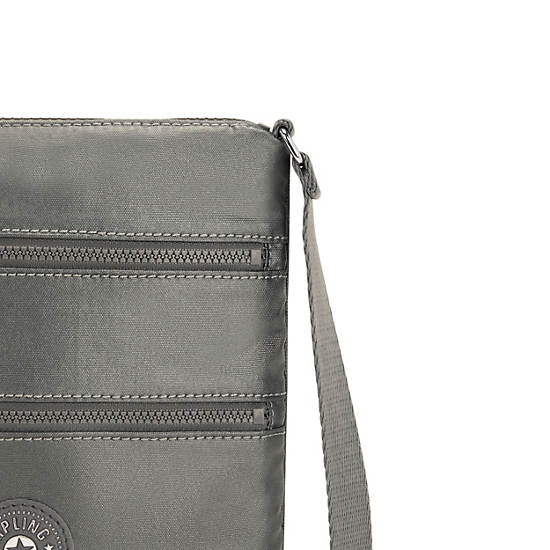 Kipling Keiko Metallic Crossbody Mini Väska Grå | SE 1883DF